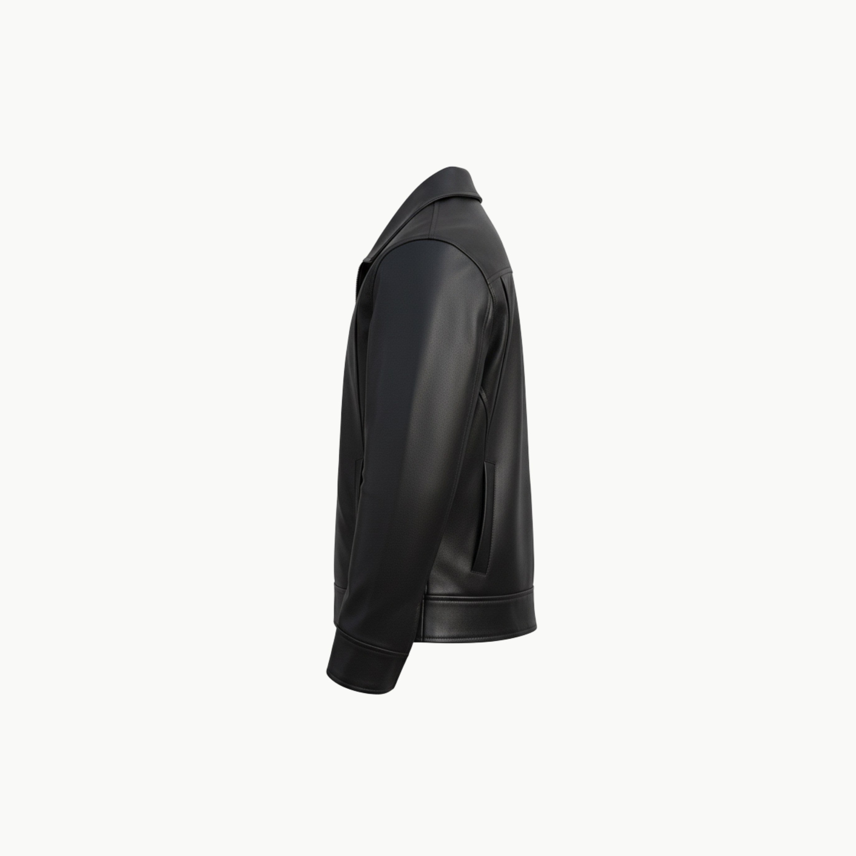 Black Faux Leather Jacket